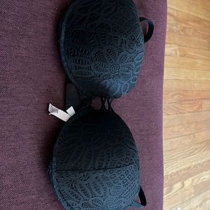 Victoria Secret Dream Angels Push-Up Bra 36 DD Black